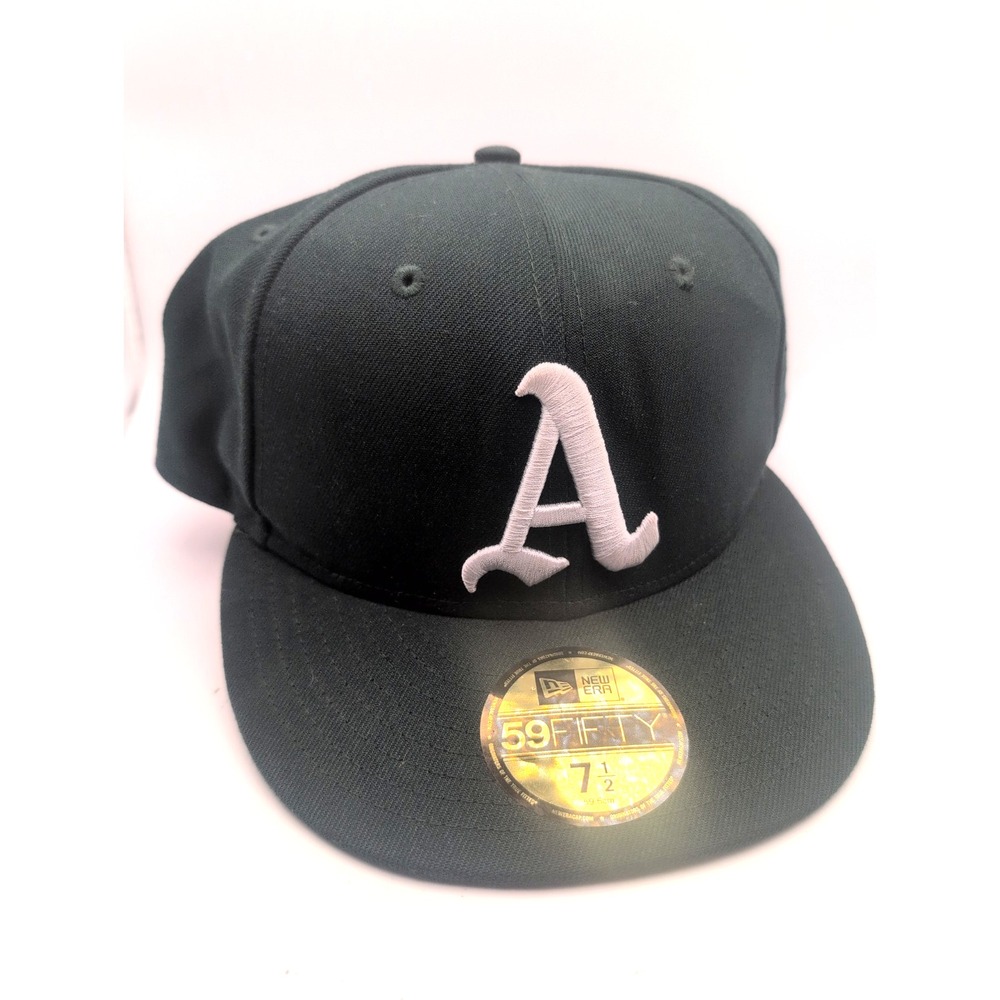New Era Hat Club Exclusive Oakland Athletics 1968 Classic Logo  7 1/2 Green